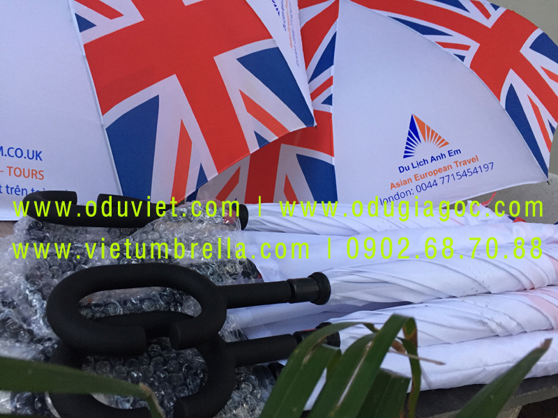 xưởng sản xuất ô dù cầm tay in logo quảng cáo